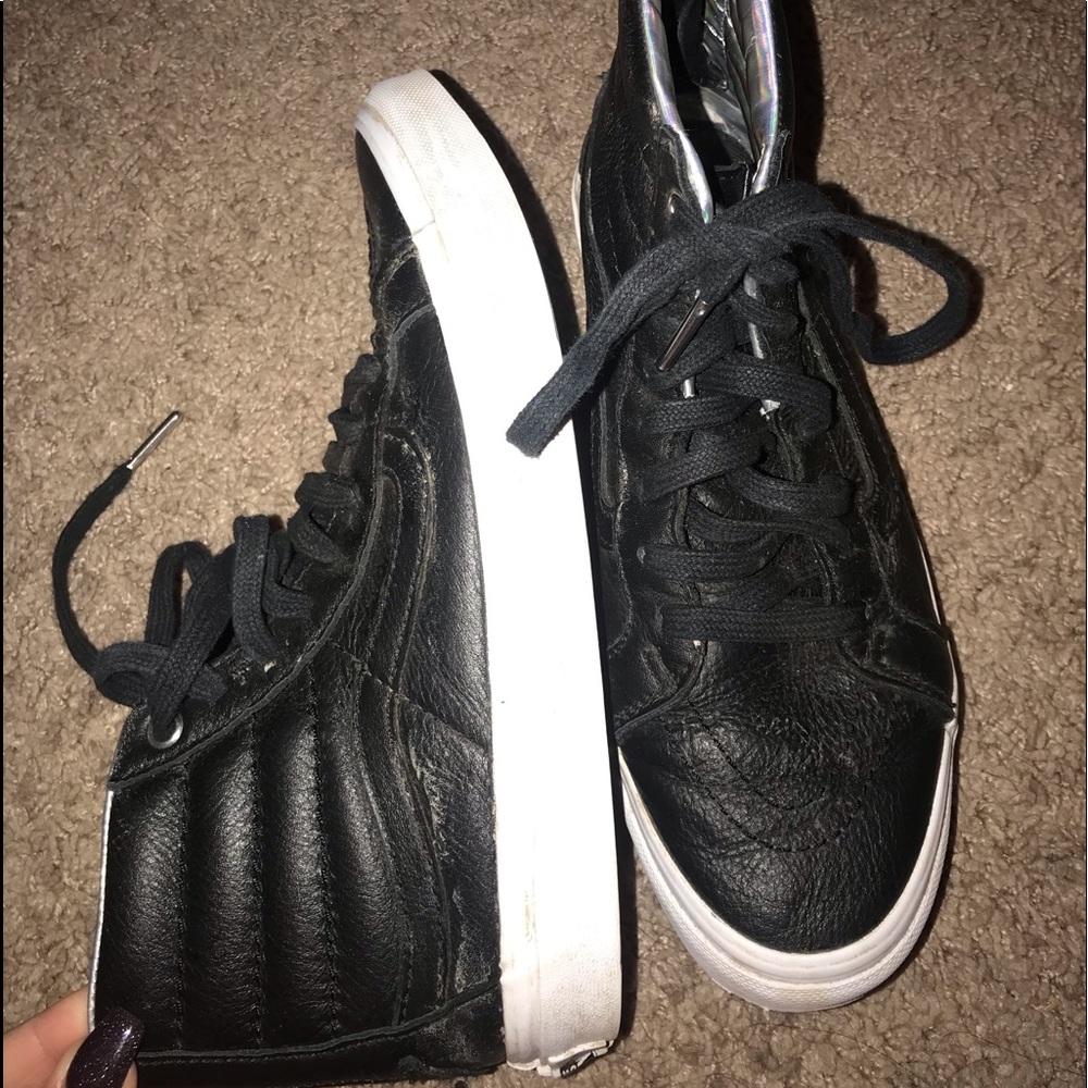 Black high top vans